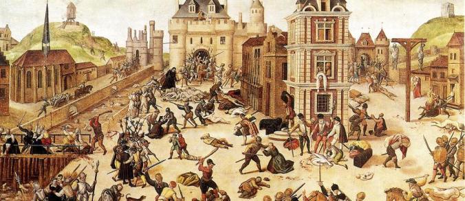 The Massacre of Saint Bartholomew's Day (France, 1572). When having a different religion had extreme political consequences. We've been there.